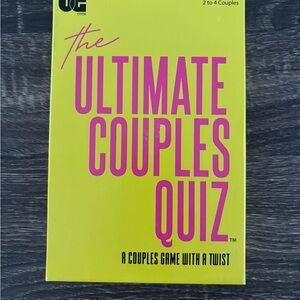 The Ultimate Couples Quiz: Social Skills Board Game - By University Games